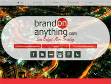 Tablet Screenshot of brandonanything.com